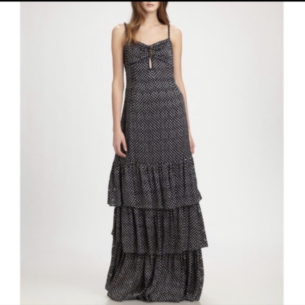 Tory Burch Marilou ruffle maxi dress